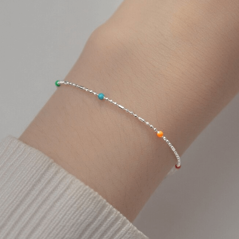 Pulseira Arco-íris Minimalista