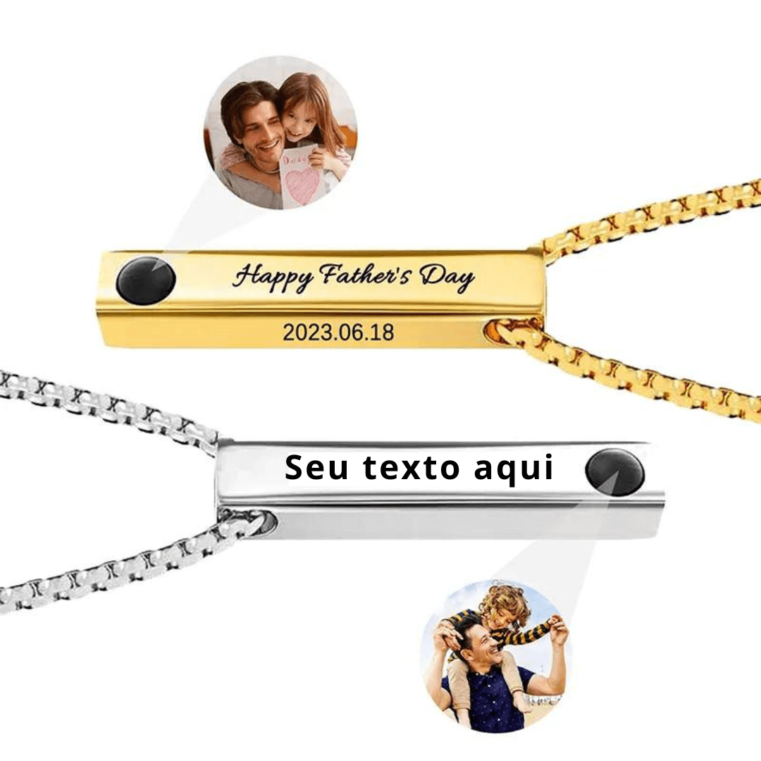 Colar Moments - Foto & Nome Personalizável