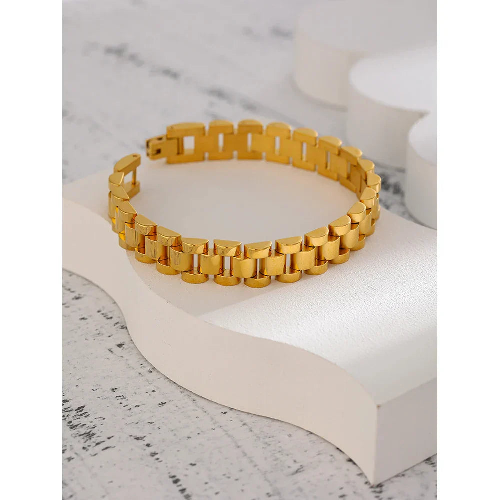 Pulseira Heavy com Ouro 18K