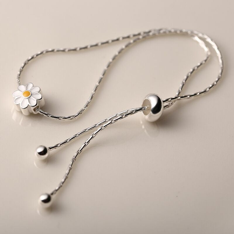 Pulseira Margarida com Prata 925