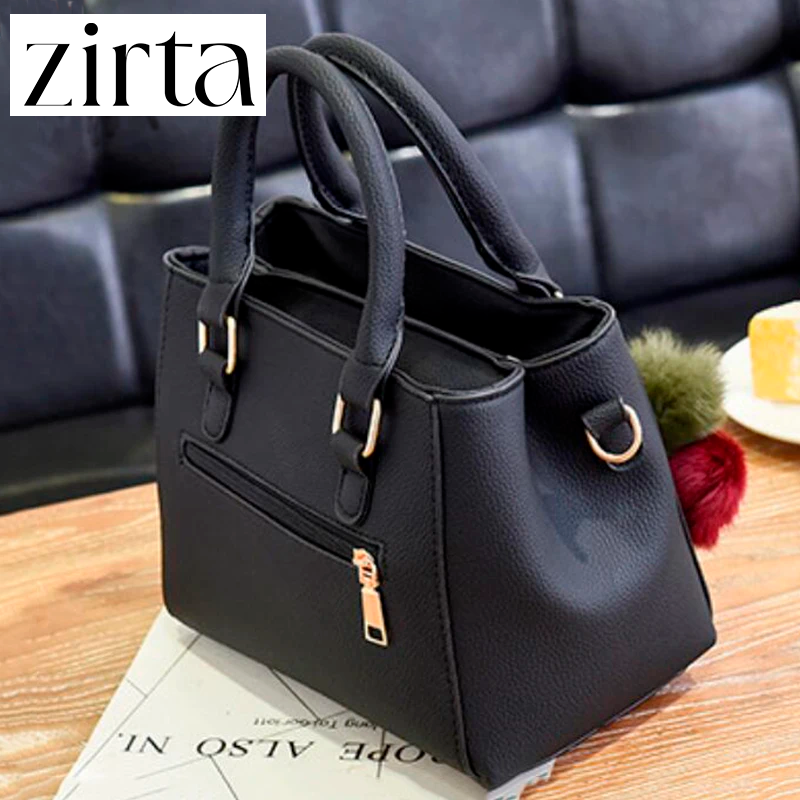 Bolsa Couro de Ombro Feminina Zirta